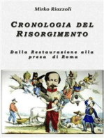 Cronologia del Risorgimento 1815-1870: Dalla restaurazione alla presa di Roma