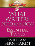 What Writers Need to Know: Essential Topics: Red Sneaker Writers Books, #9