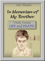 In Memoriam of My Brother. Vitaly Gunin