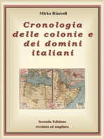Cronologia delle colonie e dei domini italiani Dalla nascita alla decolonizzazione