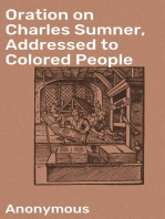 Oration on Charles Sumner, Addressed to Colored People