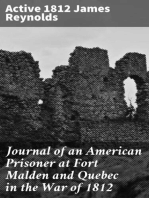 Journal of an American Prisoner at Fort Malden and Quebec in the War of 1812