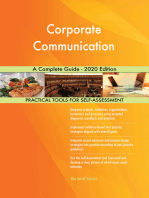 Corporate Communication A Complete Guide - 2020 Edition