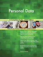 Personal Data A Complete Guide - 2020 Edition
