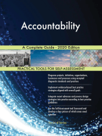 Accountability A Complete Guide - 2020 Edition