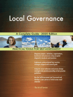 Local Governance A Complete Guide - 2020 Edition