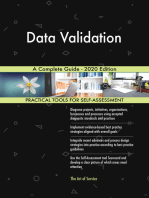 Data Validation A Complete Guide - 2020 Edition