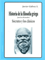 HISTORIA DE LA FILOSOFIA GRIEGA II: Sócrates y los clásicos