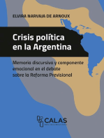 Crisis política en la Argentina: Memoria discursiva y componente emocional en el debate sobre la Reforma Previsional (diciembre de 2017)