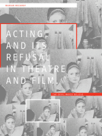 Acting and its Refusal in Theatre and Film: The Devil Makes Believe