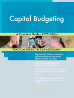 Capital Budgeting A Complete Guide - 2020 Edition