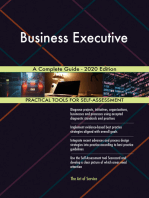 Business Executive A Complete Guide - 2020 Edition