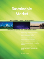 Sustainable Market A Complete Guide - 2020 Edition