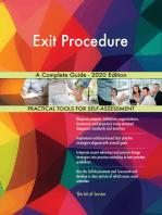 Exit Procedure A Complete Guide - 2020 Edition