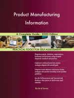 Product Manufacturing Information A Complete Guide - 2020 Edition