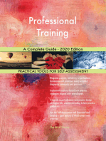 Professional Training A Complete Guide - 2020 Edition