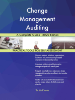 Change Management Auditing A Complete Guide - 2020 Edition
