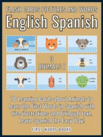 3 - Animals I - Flash Cards Pictures and Words English Spanish