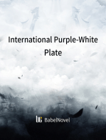 International Purple-White Plate