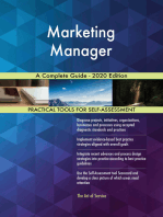 Marketing Manager A Complete Guide - 2020 Edition