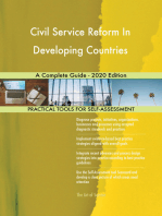 Civil Service Reform In Developing Countries A Complete Guide - 2020 Edition