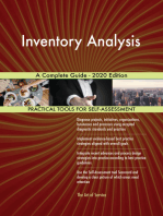 Inventory Analysis A Complete Guide - 2020 Edition