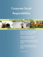 Corporate Social Responsibilities A Complete Guide - 2020 Edition