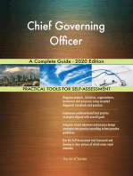 Chief Governing Officer A Complete Guide - 2020 Edition