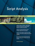 Script Analysis A Complete Guide - 2020 Edition