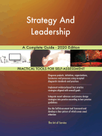 Strategy And Leadership A Complete Guide - 2020 Edition