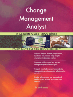 Change Management Analyst A Complete Guide - 2020 Edition