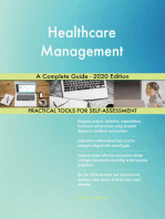Healthcare Management A Complete Guide - 2020 Edition