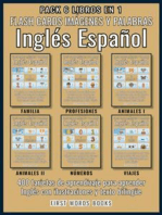 Pack 6 Libros en 1 - Flash Cards Imágenes y Palabras Inglés Español