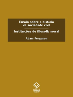 Ensaio sobre a historia da sociedade civil: Instituições de filosofia moral