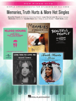 Memories, Truth Hurts & More Hot Singles: Pop Piano Hits Series