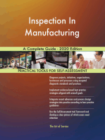Inspection In Manufacturing A Complete Guide - 2020 Edition