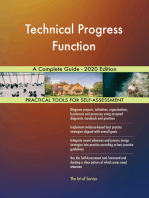 Technical Progress Function A Complete Guide - 2020 Edition
