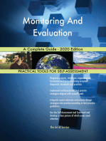 Monitoring And Evaluation A Complete Guide - 2020 Edition