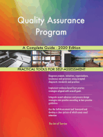Quality Assurance Program A Complete Guide - 2020 Edition