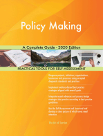 Policy Making A Complete Guide - 2020 Edition