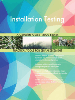 Installation Testing A Complete Guide - 2020 Edition