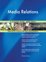 Media Relations A Complete Guide - 2020 Edition