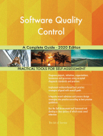 Software Quality Control A Complete Guide - 2020 Edition