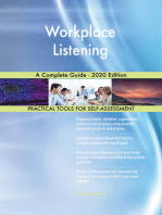 Workplace Listening A Complete Guide - 2020 Edition