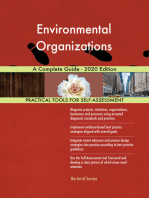 Environmental Organizations A Complete Guide - 2020 Edition