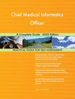 Chief Medical Informatics Officer A Complete Guide - 2020 Edition