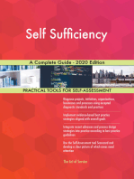 Self Sufficiency A Complete Guide - 2020 Edition