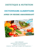 Dictionnaire alimentaire après un régime amaigrissant