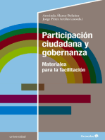 Participación ciudadana y gobernanza: Materiales para la facilitación