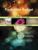 Production Budget A Complete Guide - 2020 Edition